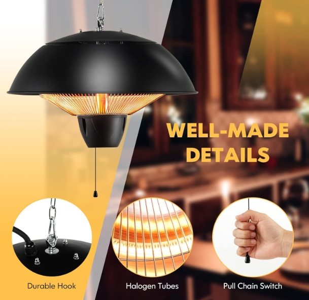 Halogen heater