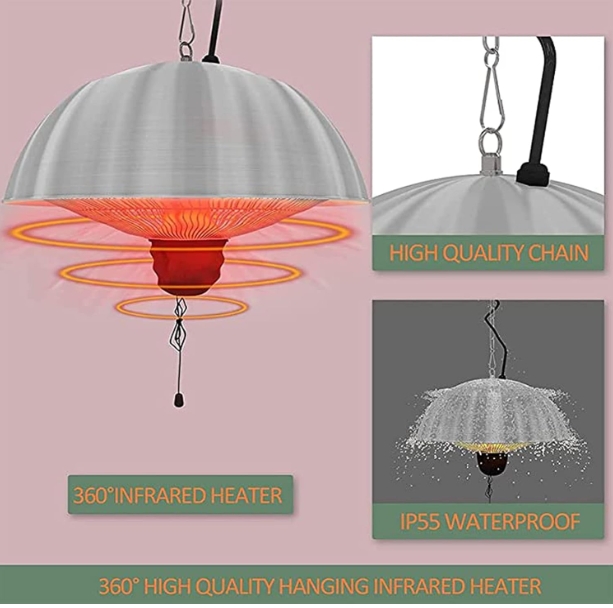 Sunlike infrared heater