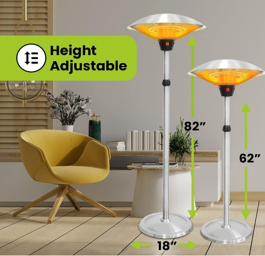 Carbon fiber outdoor heater